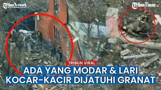 Detik-detik Gerombolan Pasukan Ukraina Dijatuhi Granat Rusia, Satu Tewas
