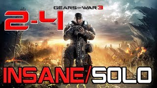 Gears of War 3 | Insane Difficulty Guide/Walkthrough [SOLO] | Act 2-4 "Trench Run"