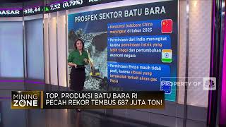 Top, Produksi Batu Bara RI Pecah Rekor Tembus 687 Juta Ton!