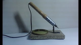 Подставка для паяльника своими руками