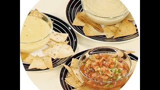 Три закуски - чипсы из лепёшек и густые соусы - (дипы) / Илья Лазерсон / Обед безбрачия