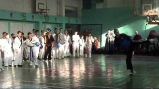 Семинар по кикбоксингу, Балдин Денис, Луганск 22.01.11
