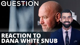 UFC heavyweight Ngannou reacts to Dana White snub