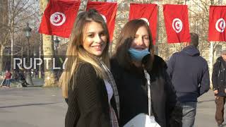 France: Paris protesters decry President Saied's 'coup' in Tunisia