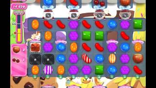 Candy Crush Saga Level 2593 with one booster!