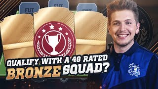 TRYING TO QUALIFY FOR WEEKEND LEAGUE WITH A 48 RATED SQUAD