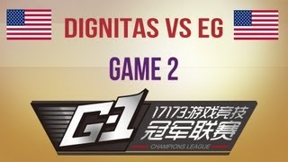 Dignitas vs EG g.2 Losers Semifinal G1 League Western Qualifier (feat. Smile & NS)