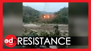 Myanmar Military Base CAPTURED By Rebel Militia in Boost to Resistance Movement