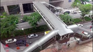 MaCea opens footbridge on Gil Puyat Ave in Makati City