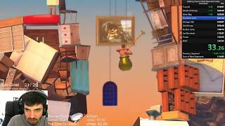 Speedrun Getting over it  1:27.376 ( Former World record )