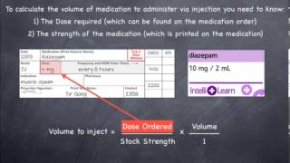 Calculations involving injections (Part 1)