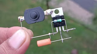 DIY SOFT ON & SOFT OFF LIGHT CIRCUIT WITH MOSFET IRF Z44N AND PUSH SWITCH