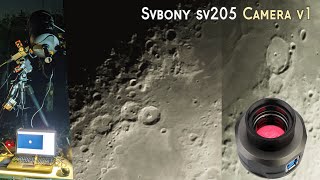 Відео зйомка Місяця камерою Svbony sv205 v1 (Sony IMX179). Телескоп 203/2032 мм