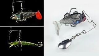 Мини спиннербейт блесна с алиэкспресс? уловистая спининговая приманка
