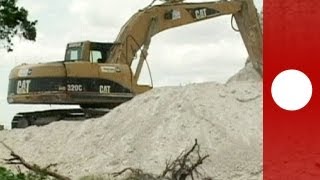 Belize: Mayan temple bulldozed for road building