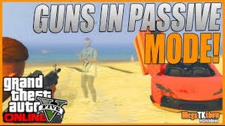 GTA 5 Online Insane Glitch How To Get Gun´s In Passive Mode (1.26/ 1.28) GTA 5 Online Glitch