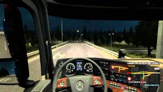 Рейс в ETS 2 на руле Logitech g27+VR Box. [#3]
