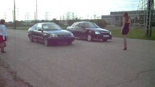 Lada Priora vs Honda Civic