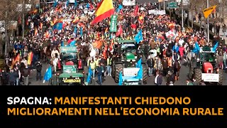Spagna: manifestanti chiedono miglioramenti nell'economia rurale
