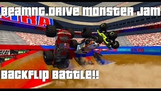 BeamNG.Drive Monster Jam; BeamNG Backflip Battle!