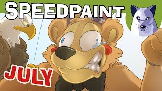July FNAF Speedpaint! - Watch Me Draw! [Tony Crynight]