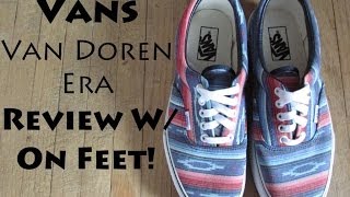Vans Van Doren Eras Multi Stripe/Blue Review W/ On Feet!
