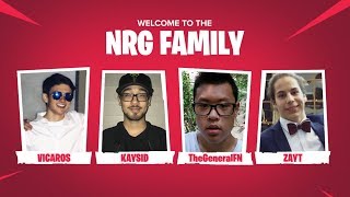 NRG Esports is Dropping into Fortnite
