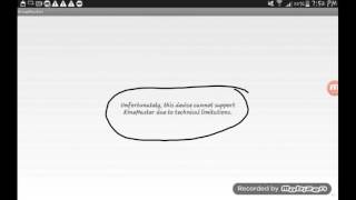 How2 fix "Your device cannot support kinemaster due to technical limitation" on android