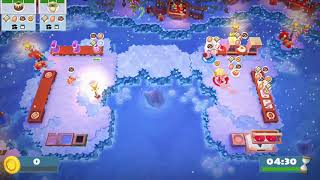 Overcooked 2 Seasonal Content (Kevin's Christmas Cracker) Speed run 4 star (2 player co-op)