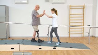 Prosthetic gait training - Walking technique on flat slopes | Ottobock