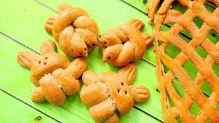 УЛЁТНЫЕ БУЛОЧКИ ПТИЧКИ И ЗАЙЧИКИ пасхальная выпечка