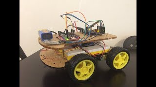 Audrino BLE controlled 4WD car demo