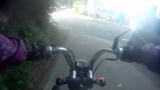 HONDA　MONKEY　Shot　wiht　a　GoPro　Hd　and　Chesty　mount.