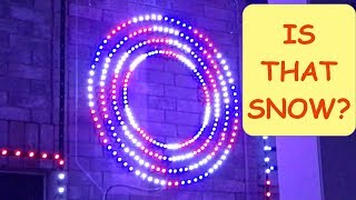 RGB Pixel Light Display Walkthrough and SNOWPOCALYPSE! (click bait)