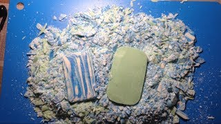 ASMR SOAP/ АСМР МЫЛО/Резка очень сухого мыла/стружка