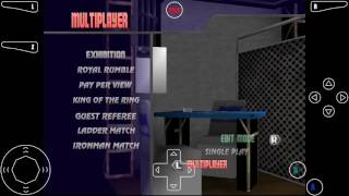 WWF No Mercy Mod 2k16 V3 Android Gameplay