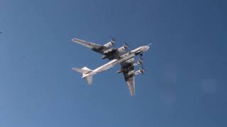 Полеты Ту-95МС в Амурской области