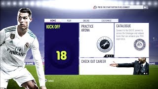 FIFA 18 - First look on Xbox 360 & PS3 not have The Journey mode.