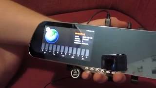 Зеркало заднего вида на Android с видеорегистратором GPS и камерой заднего вида