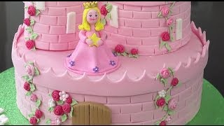 How To Make A Princess Castle Cake - Part 2