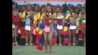 HRH Inkhosatana Princess Sikhanyiso of Swaziland Giya at the Umhlanga Reed Dance 2010