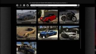 GTA 5 Araba Satın Alma ve Bedava alma.