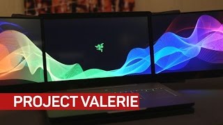 Razer's triple threat: The tri-screen Project Valerie laptop