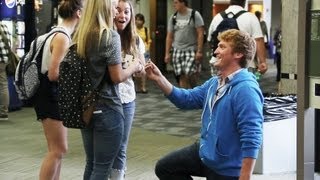 Proposing To Strangers Magic Trick