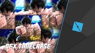 Luffy | ROBLOX GFX Timelapse