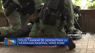 Polisi Tangkap 30 Demonstran UU Keamanan Nasional Hong Kong
