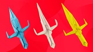 Меч Ниндзя | Сай - оружие Оригами. Как сделать меч из бумаги своими руками. Weapon Origami