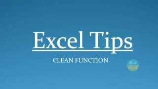 How To Use Clean Function in Excel