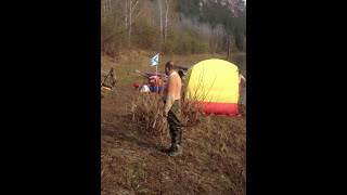 Сплав Серебрянка-Чусовая 6-9.05.2012. Часть V баня