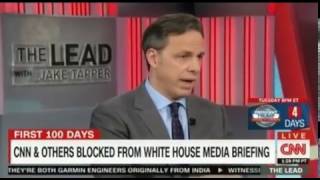 Jake Tapper: CNN & Others blocked from White House Media Briefing